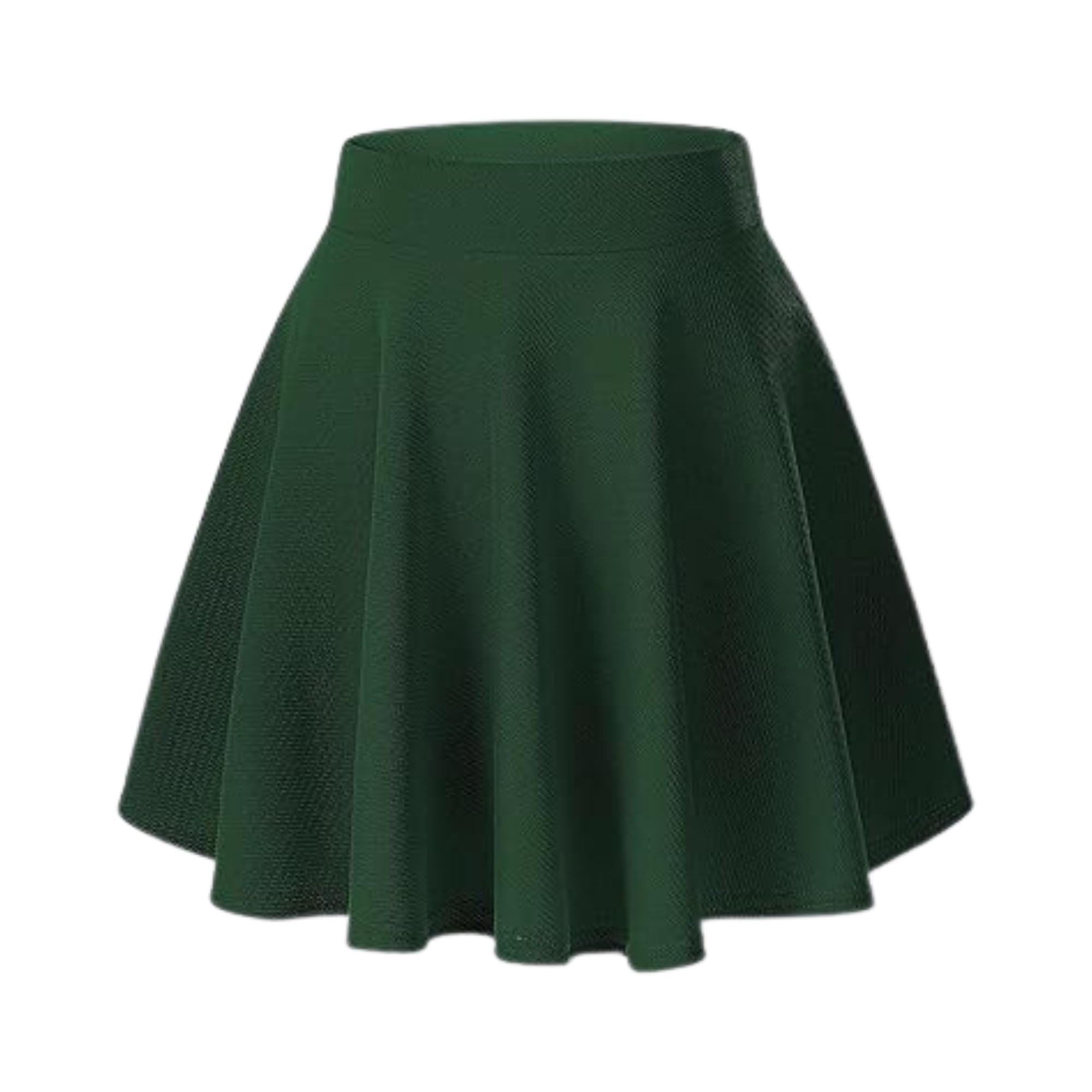 D&V Creation Women’s High Waist Black Skater Skirt – Stretchy A-Line Mini Skirt for Party, Casual, School, Clubwear | Flared Short Skirt for Girls & Teens-image-23