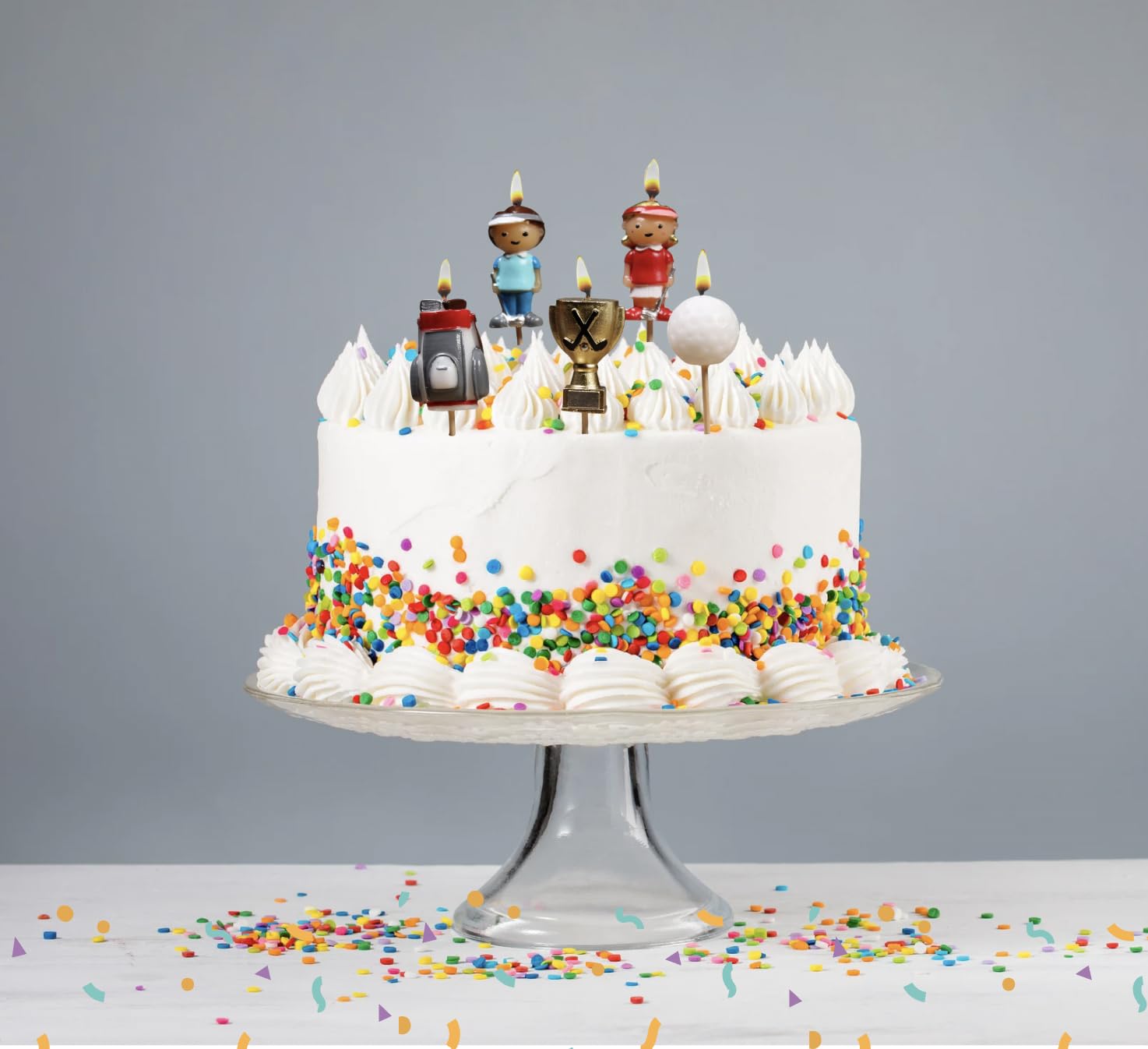 3D Novelty Golf Cake Candles