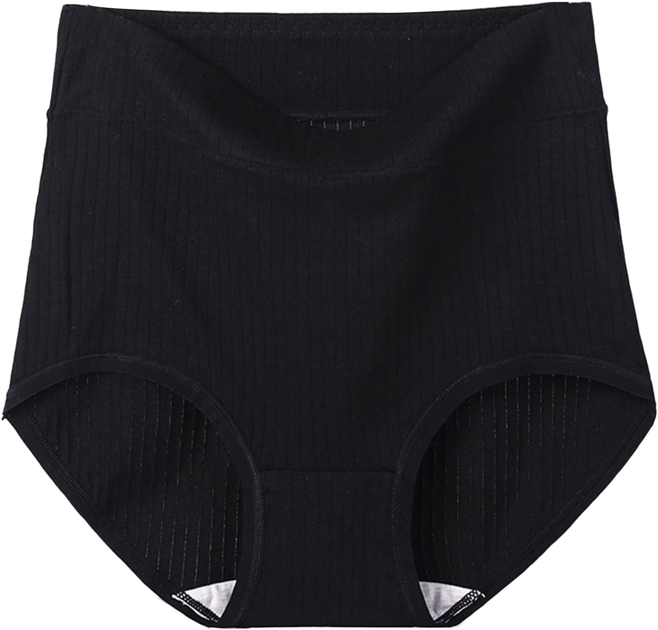 Yirtree Large Size Women's Thong Waist Full Cover High Waist Cotton Women Briefs for Home Bedroom Sport Underwear