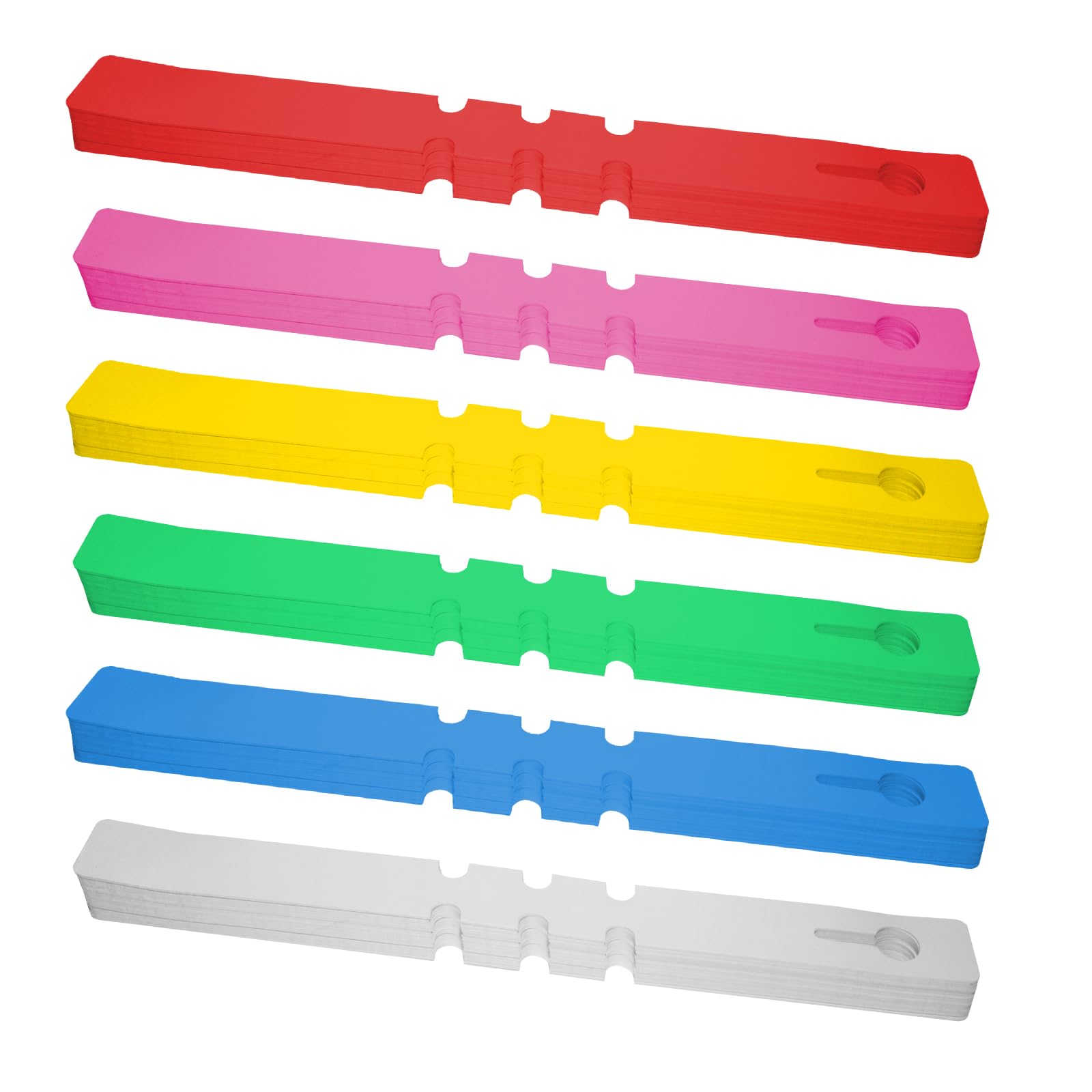 300Pcs Plastic Tree Labels, Garden Plant Tags Hanging Tags Wrap Around for Outdoor Plants Waterproof Coloured