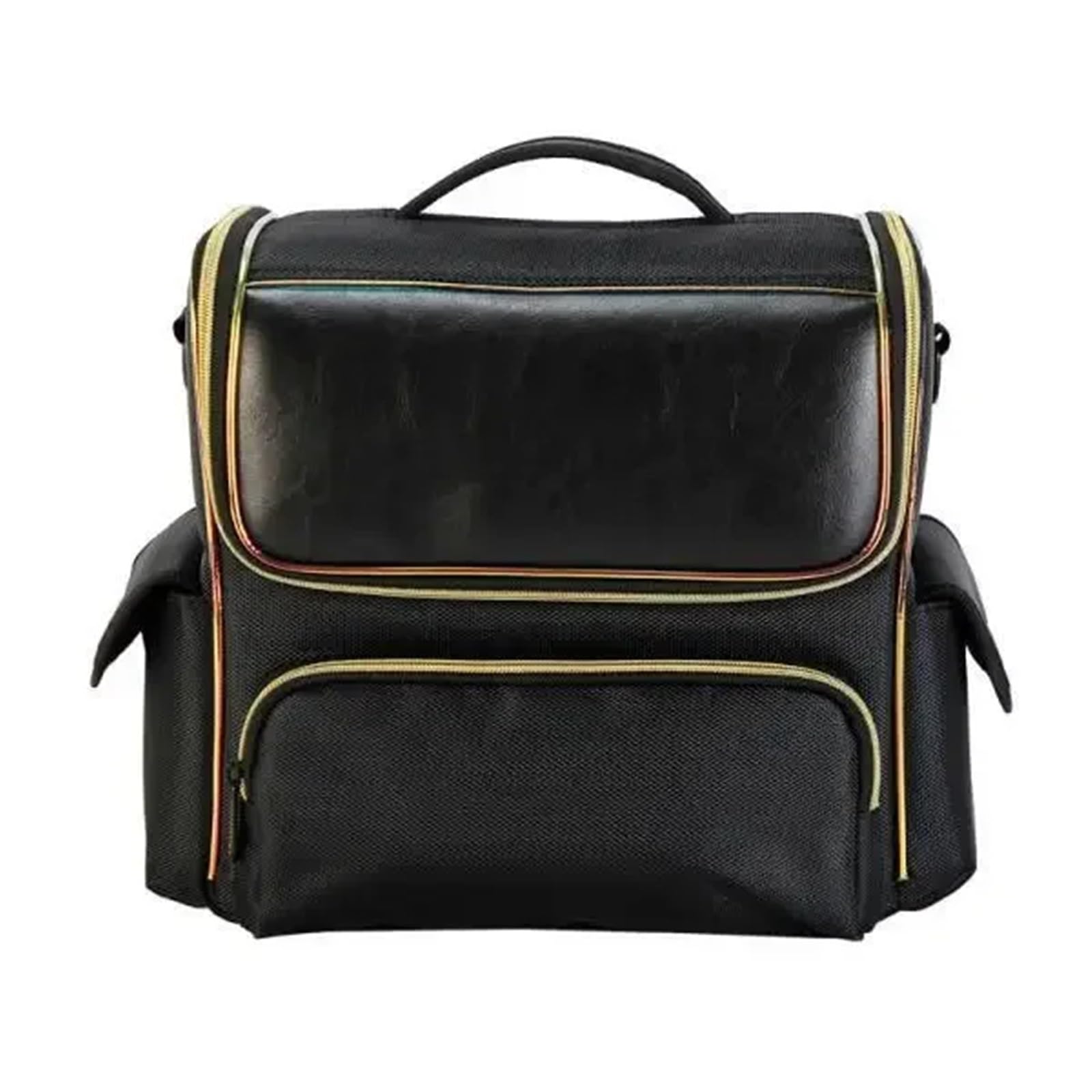 Porta Smalti Organizer Scatola for il trucco Custodie for cosmetici di bellezza professionale Borsa for il trucco Cassetta degli attrezzi multistrato for unghie Organizzatore di stoccaggio(Black B)