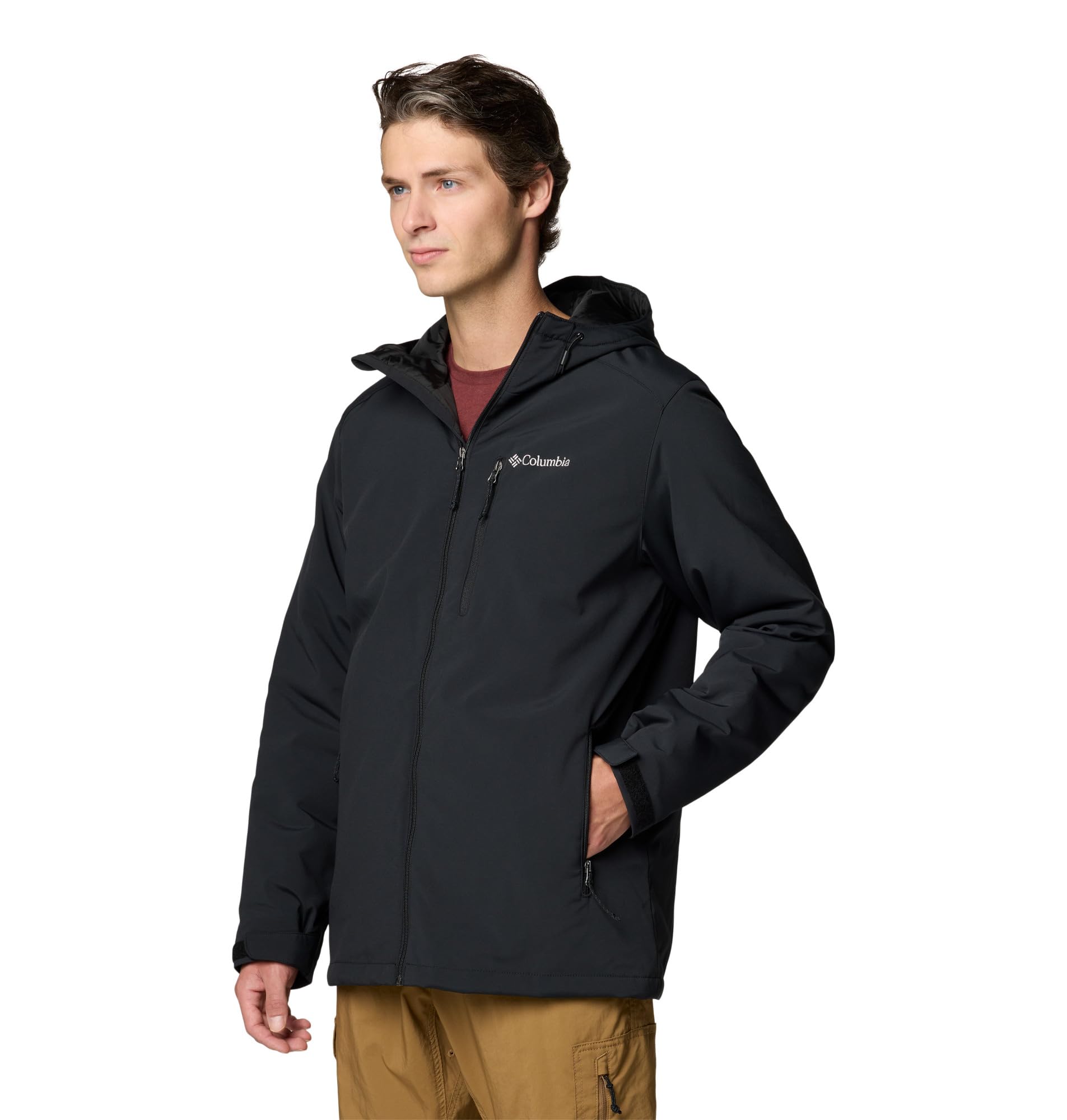 Columbia Gate Racer Softshell męska kurtka softshell, czarna, rozmiar L