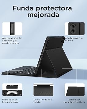 EasyAcc Keyboard Case for Xiaomi Redmi Pad 2 Pro 12.1 Inch 2025