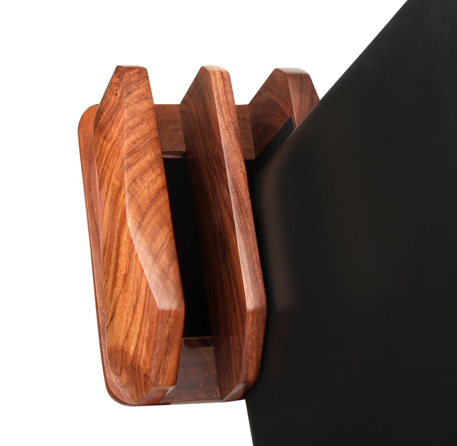 Supporto da tavolo regolabile ergonomico in legno verticale per laptop da scrivania, doppio supporto per laptop, adatto a tutti i laptop fino a 17,3", regali aziendali sostenibili,