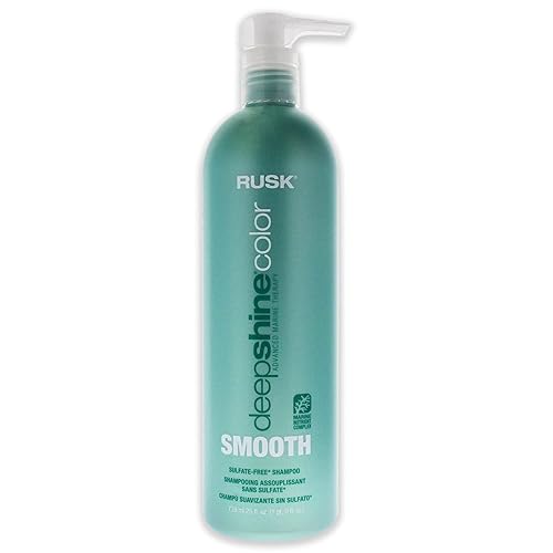Miniatura 1 de RUSK Deepshine Color Champú suave sin sulfato, suaviza, nutre el cabello, control de encrespamiento de larga duración, nutre botánicos marinos,