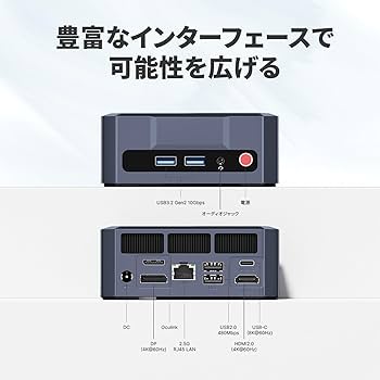 Amazon.co.jp: ORIGIMAGIC A1 ゲーミングミニPC Ryzen 7 7840HS