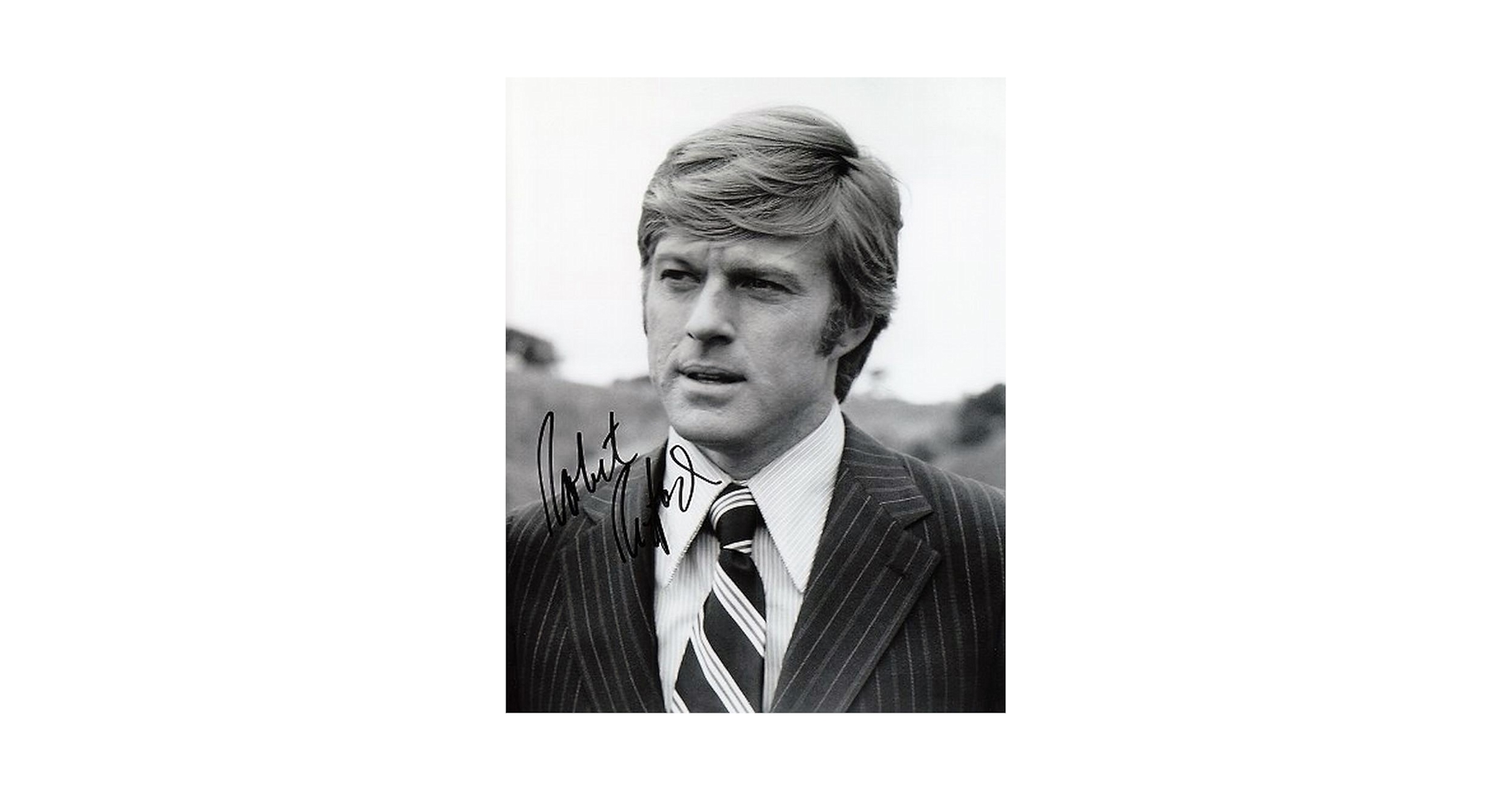 希少 ハリウッドスター 証明書付き ロバート・レッドフォード 直筆 希少 ハリウッドスター 証明書付き ロバート・レッドフォード 直筆