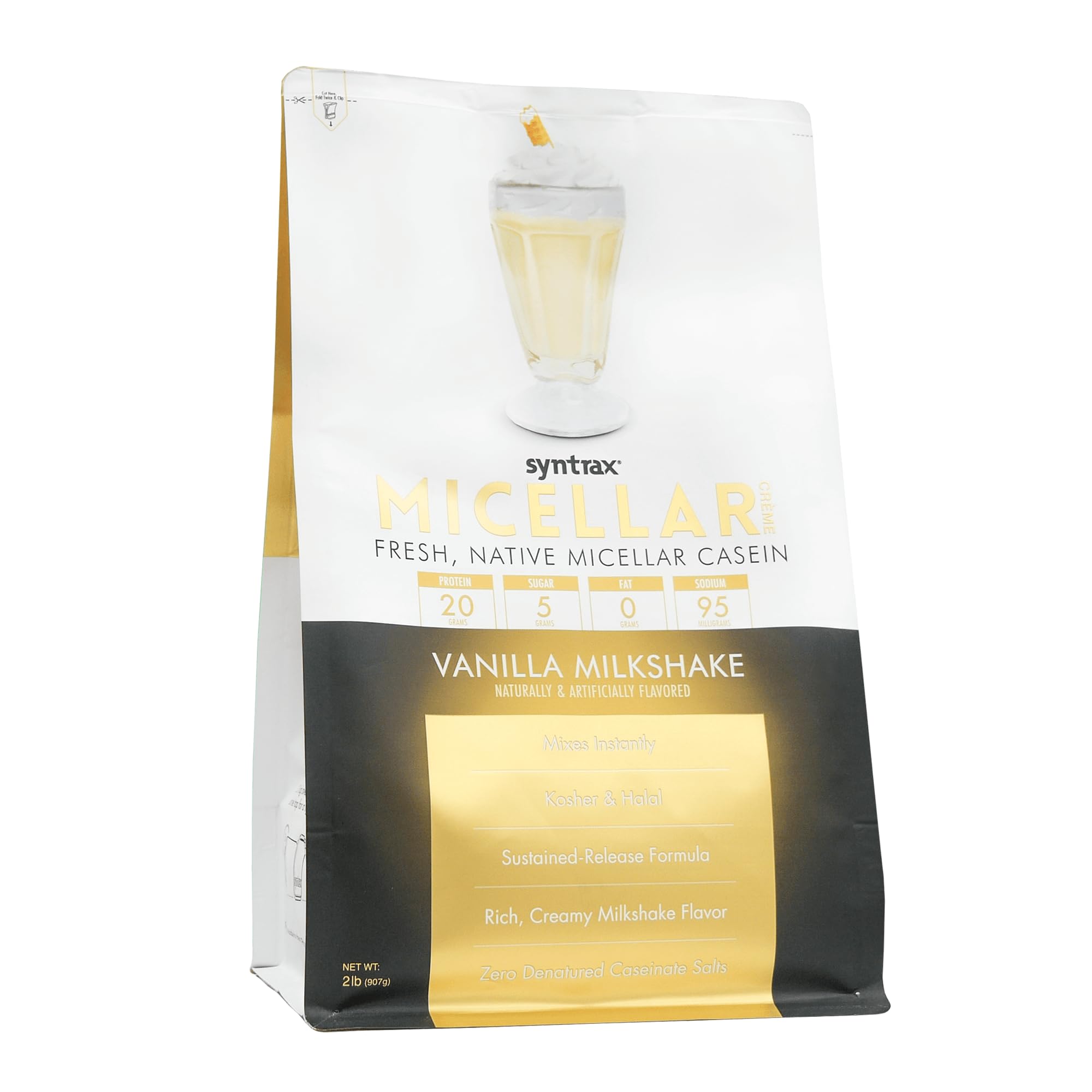 Amazon.com: Syntrax Nutrition Micellar Creme Protein Powder, Fresh