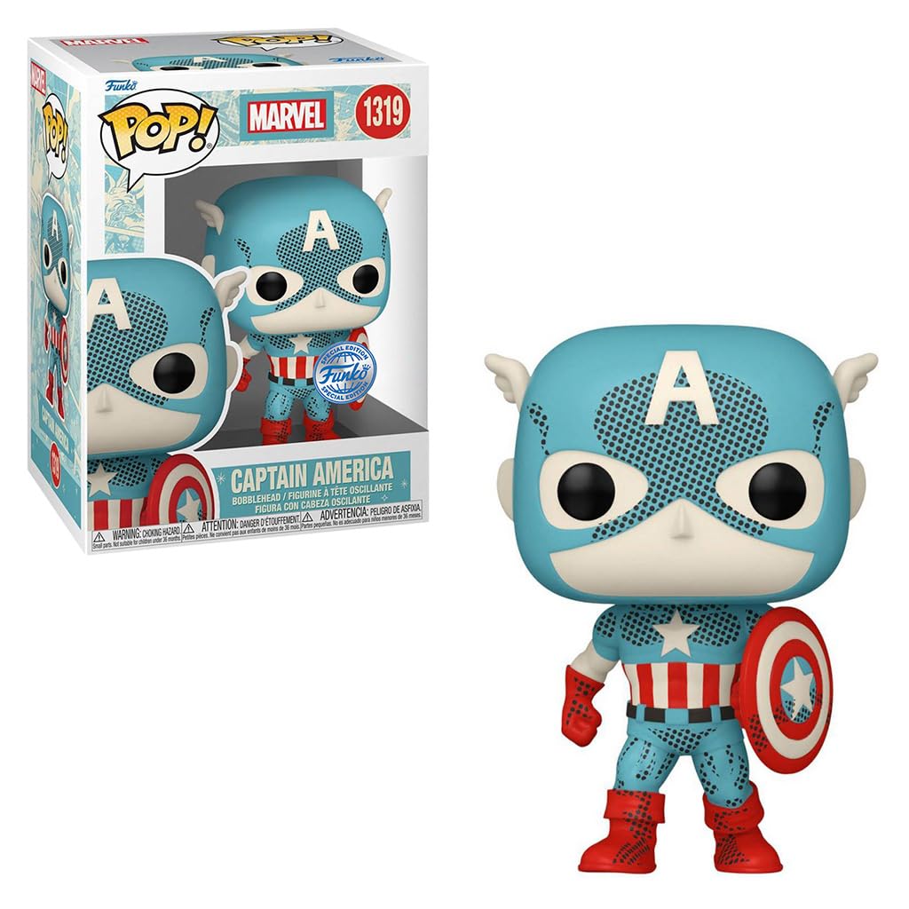 アメコミ Funko Pop Captain America 219 Amazon.com: Funko Pop! Marvel #219 Captain America: The First