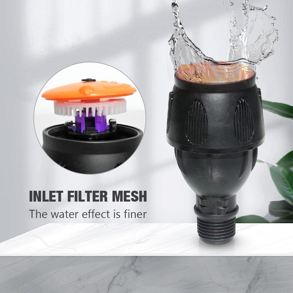 Irrigatore rotante a treppiede, irrigazione rotante automatica, irrigatore d'acqua per prato, irrigazione a 360 gradi, irrigatore telescopico per giardino e cortile (2 pezzi)