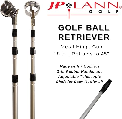 Vista 8 de JP Lann - buscador de pelotas de golf Taza de presión naranja