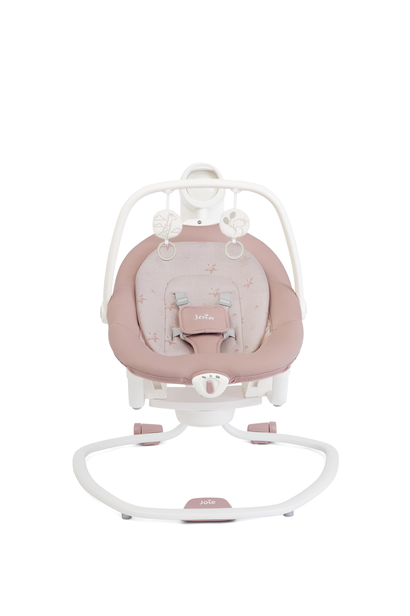 Joie serina™ 2in1 altalena per neonato, seduta rimovibile con funzione dondolo, 6 velocità di oscillazione, 3 posizioni di reclinazione, barra giochi – dalla nascita a 6 mesi (0–9 kg), cosmo lola