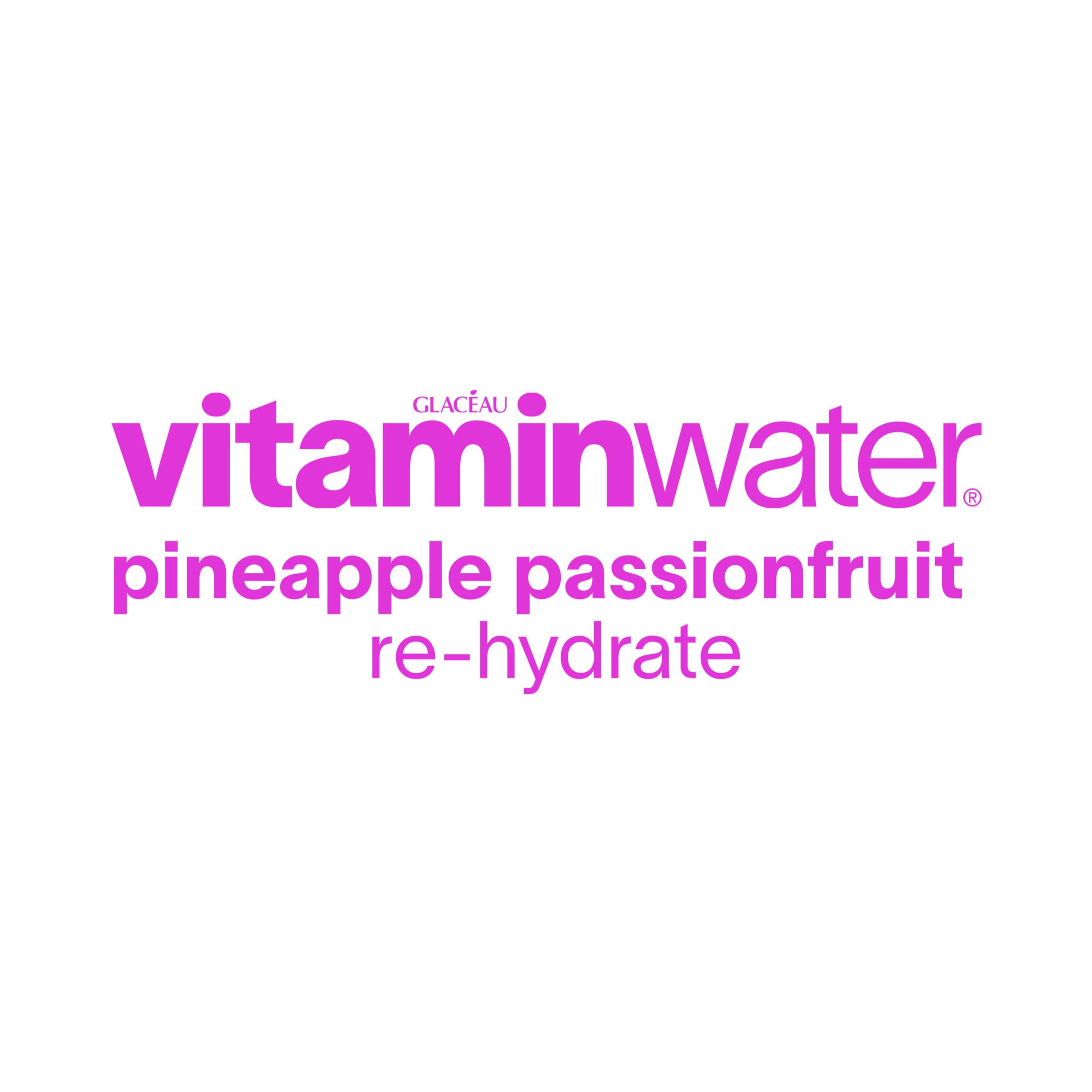 vitaminwater zero sugar re-hydrate pineapple passionfruit 20oz