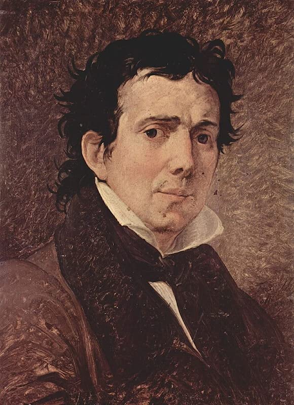 Affiche décoration murale portrait Pompeo Marchesi Francesco Hayez tableau 60x90