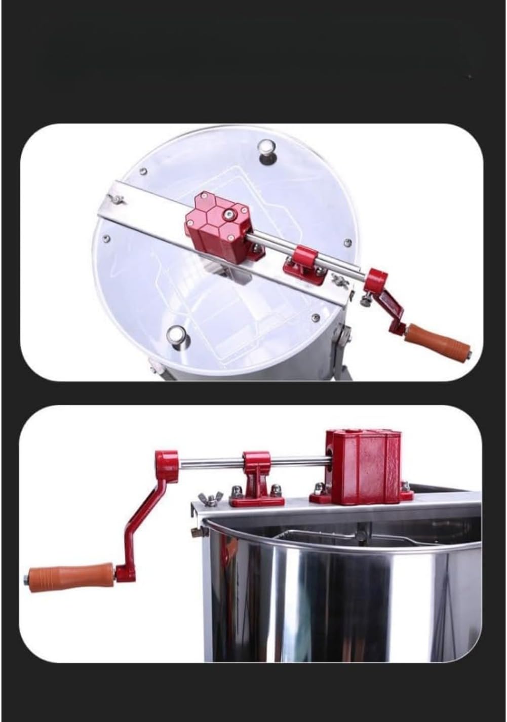 Amazon.co.jp: ステンレス 採蜜機 蜂蜜分離器 手動式 遠心分離機