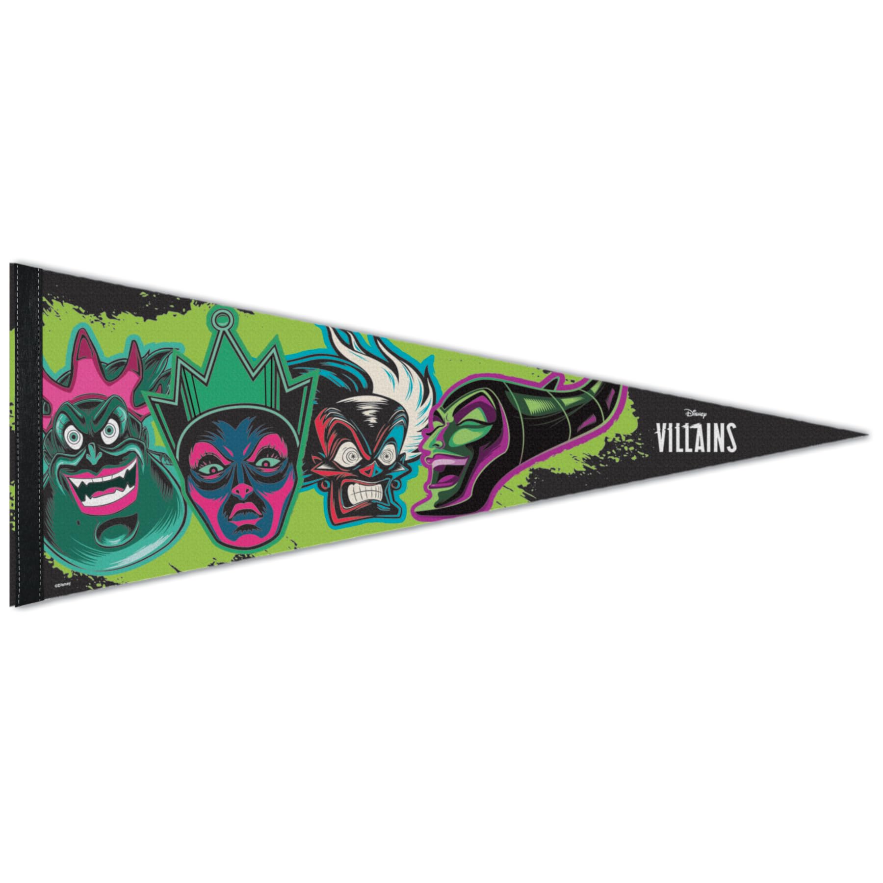 Fanion de qualité supérieure Disney Villains WinCraft en textile