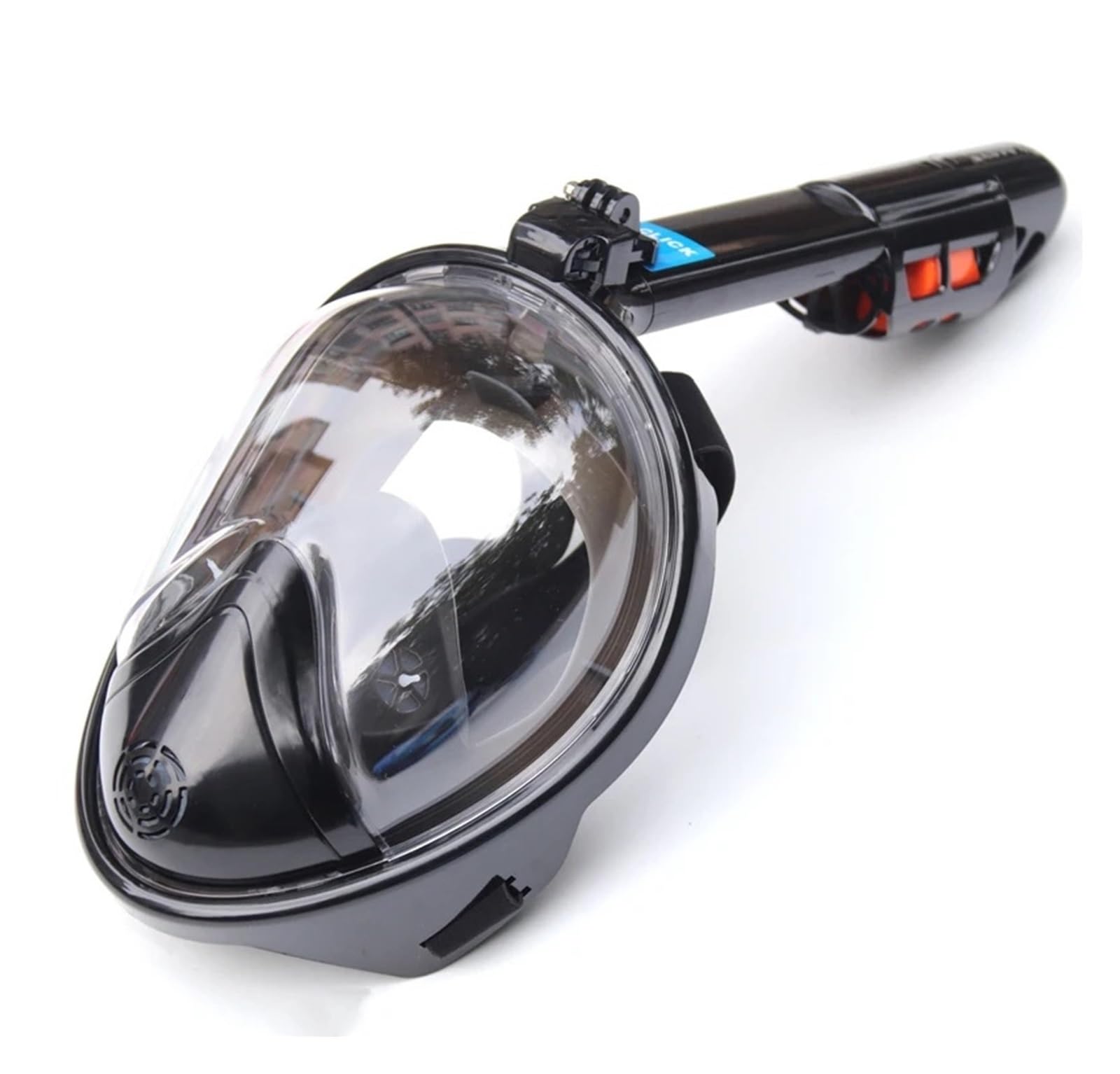 Maschera da Snorkeling Maschere da Snorkeling integrali con Vista panoramica, antiappannamento e antiperdita, per Nuoto, Snorkeling, subacquee Maschera Subacquea(Regular- Green,S/M)