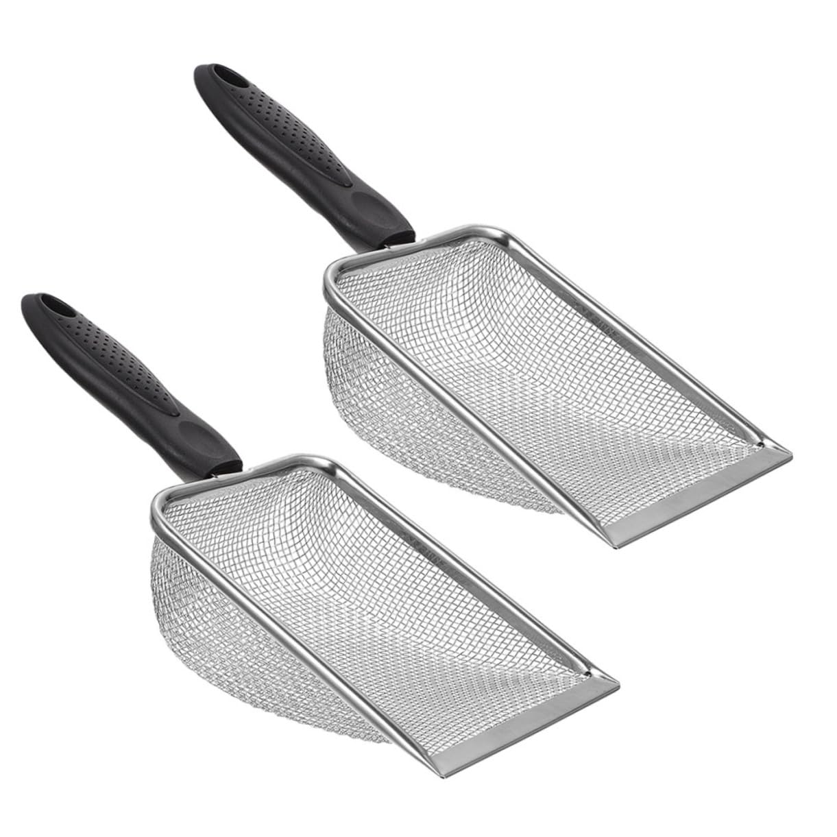 HOLIDYOYO 2Pcs Reptile Scooper Convenient Substrate Shovels for Litter Cleaning for Bearded Dragons Lizards Animals Easy Clean Design