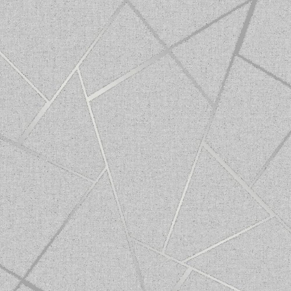 Fine Décor FD42280 Fractal Quartz, Silver