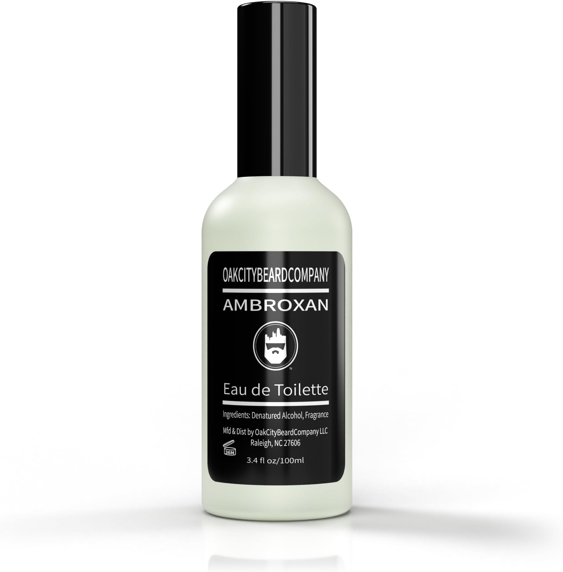 Oak City Beard Company Ambroxan - (3.4oz-100ml) - Cologne - Eau de Toilette - Amber - Velvety - Sweet - Musky - Perfume