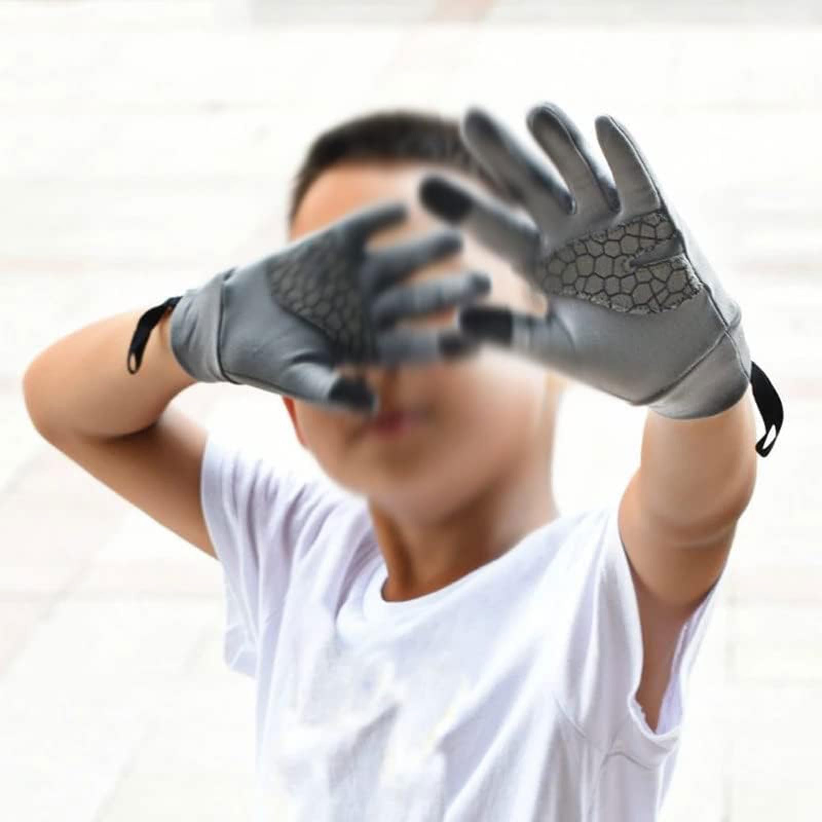 Guantes de invierno para ciclismo de invierno, guantes térmicos para clima frío, guantes térmicos cálidos a prueba de viento para deportes al aire libre, guantes de esquí y bicicleta para niños