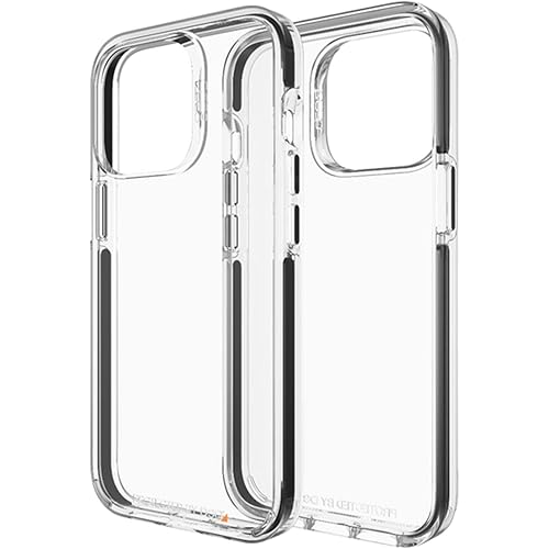 Gear4 ZAGG Santa Cruz Case - Sleek, Clear Case That Highlights The D3O Protection Material - for Apple iPhone 13 Pro,Black,702008203