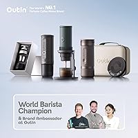 Vista 22 de OutIn Máquina de café espresso eléctrica portátil nano, cafetera de viaje para camping, cafetera de auto con calentamiento automático con USB-C