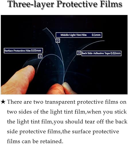 Vista 12 de 1797 Película de tinte para faros delanteros, luz antiniebla, luz trasera de vinilo tintado amarillo, adhesivo de color autoadhesivo brillante