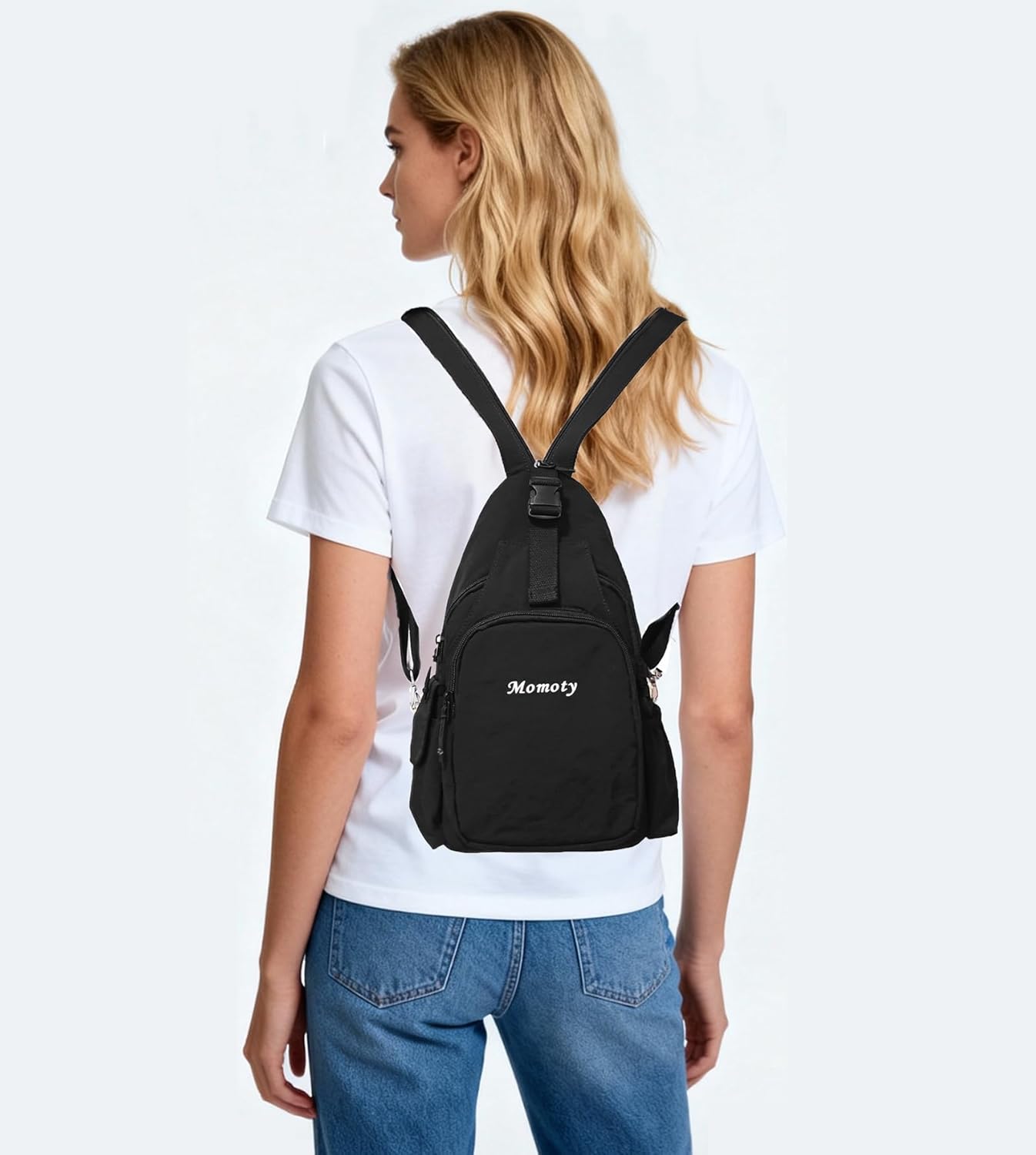 Mini Backpack for Women Crossbody Bag Purse Sling Bag Fanny Pack Daypack Lightweight Travel Backpack - Image 8