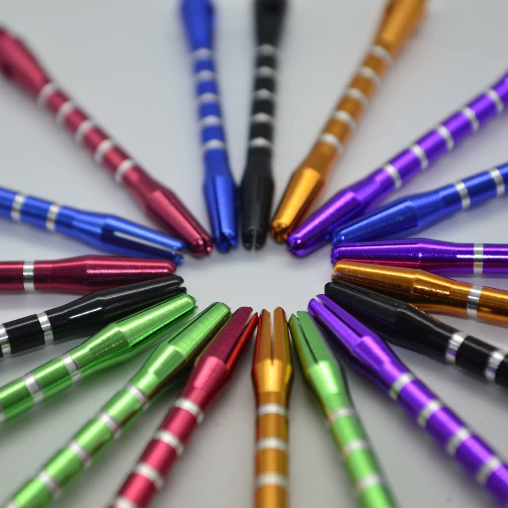 Lot De 18 Tiges Pour Fléchettes - En Aluminium - Pour Remplacement Ou Customisation