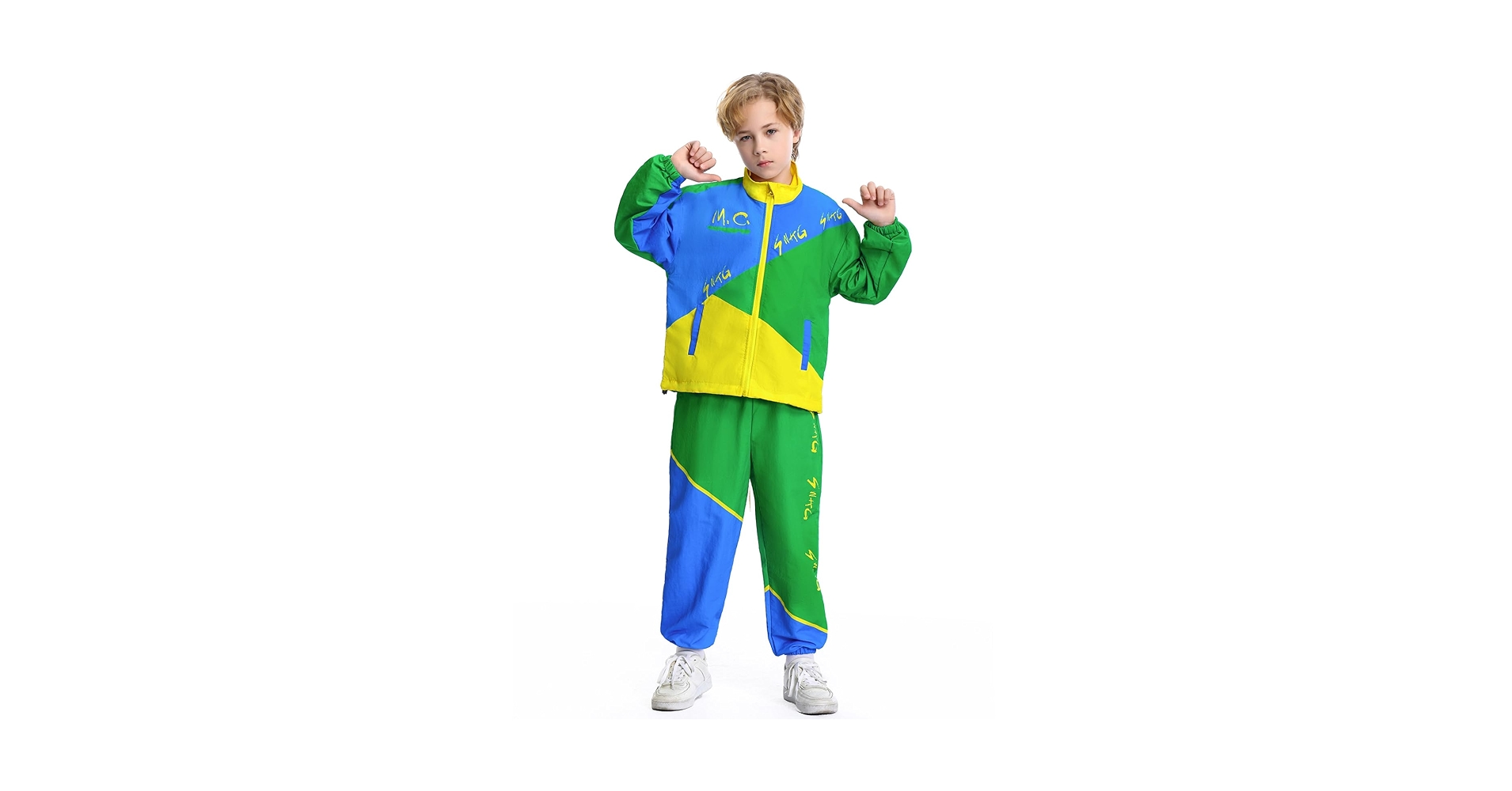 Amazon.com: Coseaon 80s Outfit for Kids, Retro 90s Tracksuit