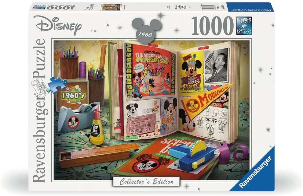 Ravensburger Puzzle 17585-1960 Mickey Anniversary - 1000 Teile Disney Puzzle für Erwachsene und Kinder ab 14 Years