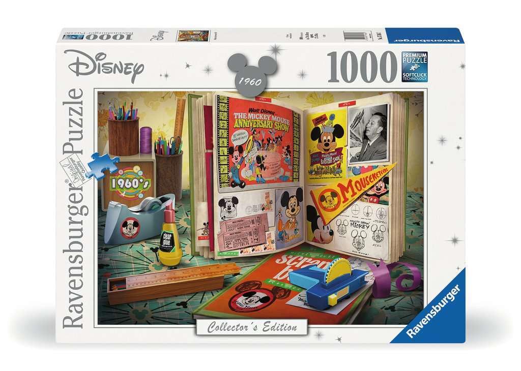 RavensburgerPuzzle 17585-1960 Mickey Anniversary - 1000 Teile Disney Puzzle für Erwachsene und Kinder ab 14 Years
