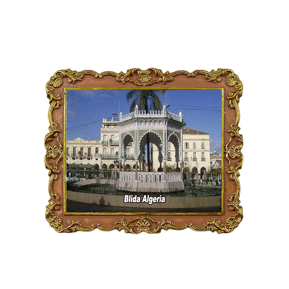 Magnete Frigorifero 3D Algeria – Souvenir In Resina, Dimensioni 5x7,8cm, Decorazione Casa E Cucina