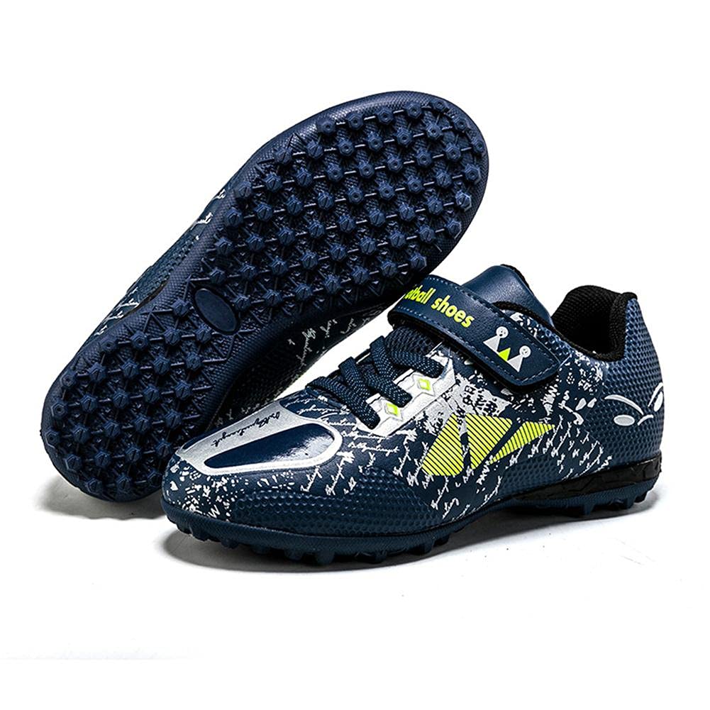 Fußballschuhe Kinder Unisex Leicht rutschfest Trainingsschuhe Sommer Fussballschuhe für Kunstrasen Gr.28-39
