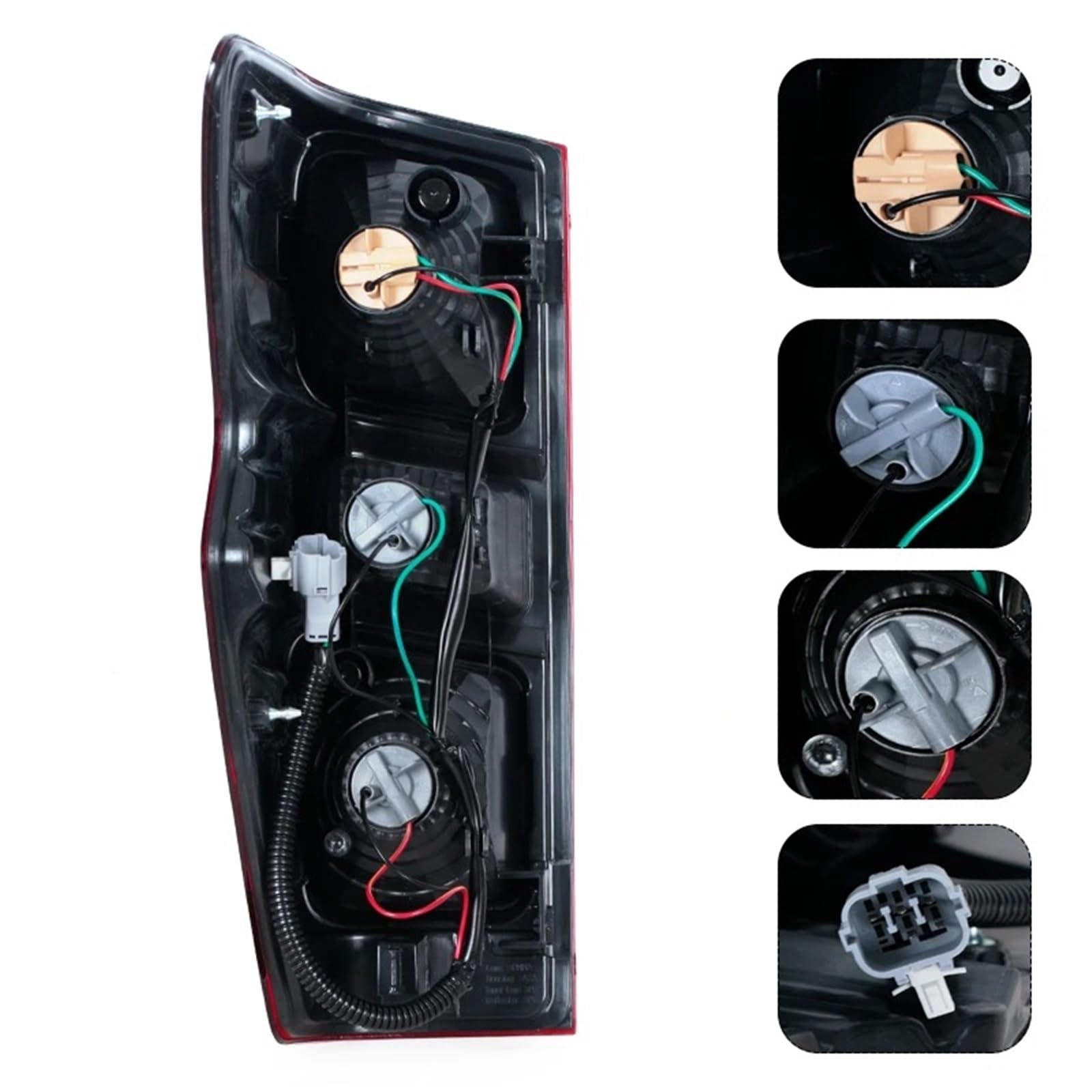Piloto Trasero Kit Para Isuzu Para DMax Para D-max Pickup 2020 2021 2022 Luz Trasera Asignación Montaje Señal Freno Accesorios Coche