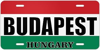 SWAMP SIGNS Budapest Hungary flag wall metal sign | Countries and cities pride wall sign collection
