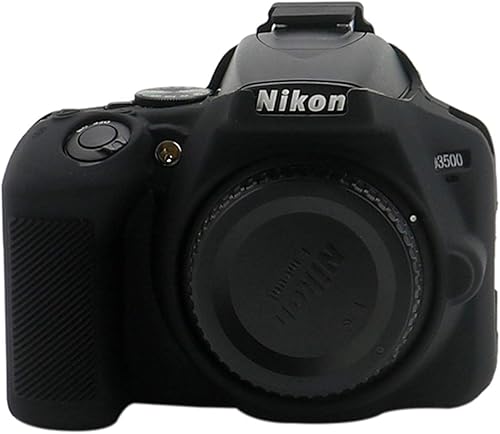 Miniatura 8 de TUYUNG - Funda de silicona para cámara Nikon D3500, color rojo