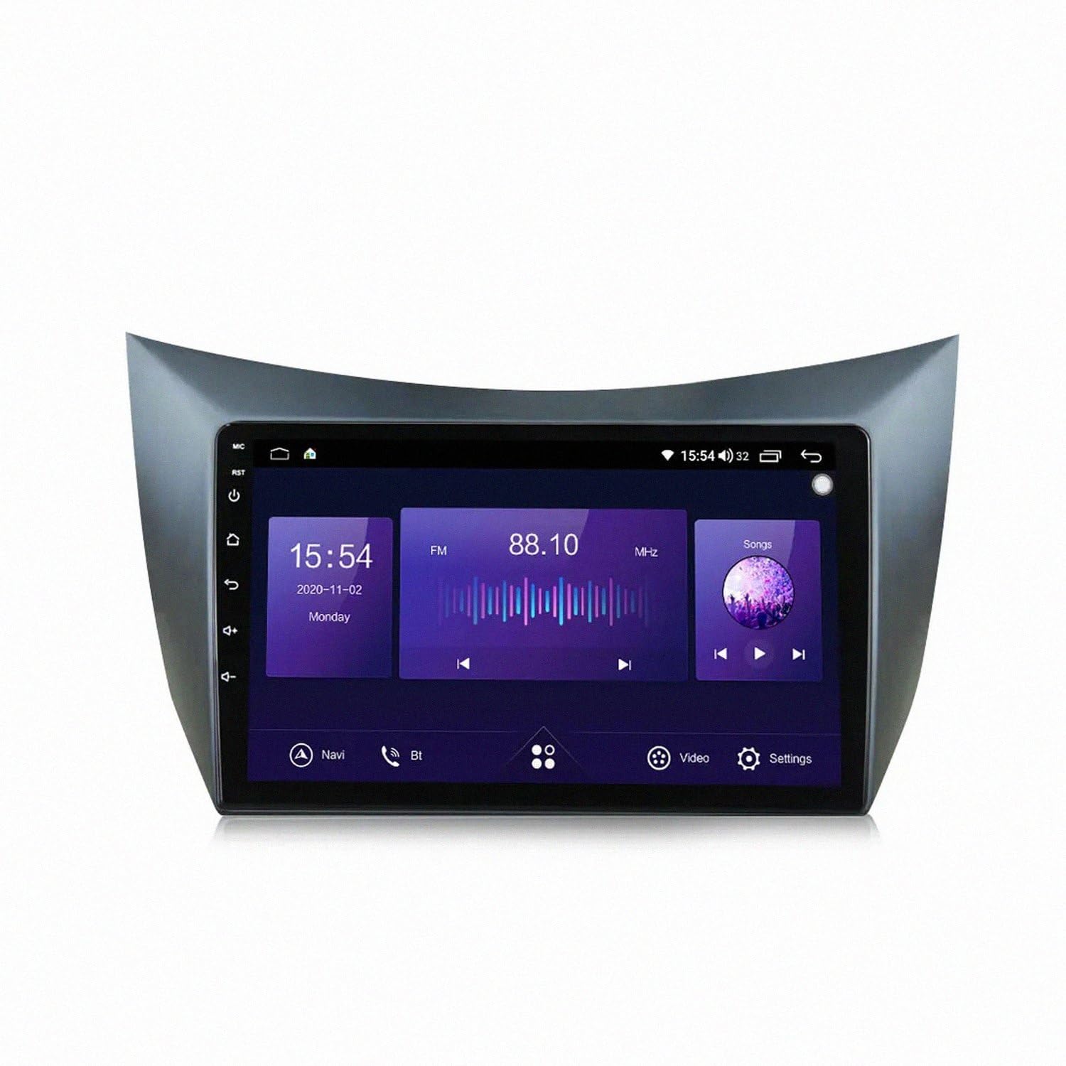 Estéreo de automóvil multimedia con GPS y Airplay para Mitsubishi Mirage 2012-2018 8