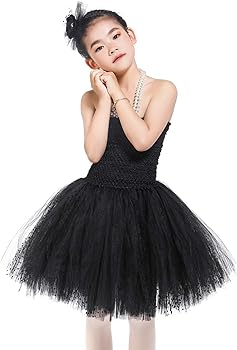 Amazon.com: Tutu Dreams Kids Girls Black Tutu Dress Outfit