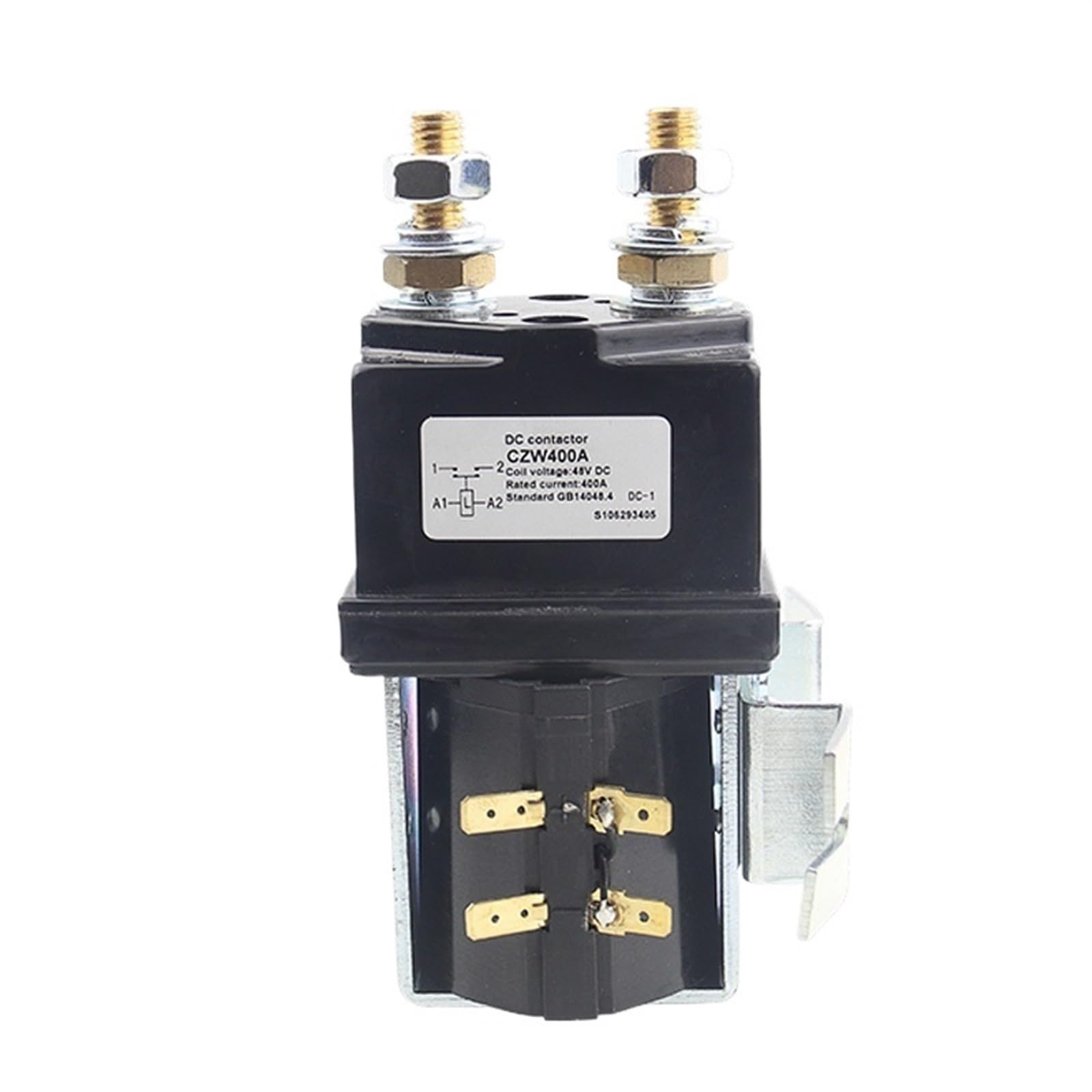 CAAUYXZW SW200 ZJW400A DC Contactor for Electric Forklift Battery Cars Tractors 1NO CZW400A DC12v 1Pcs(DC12V 1NO)