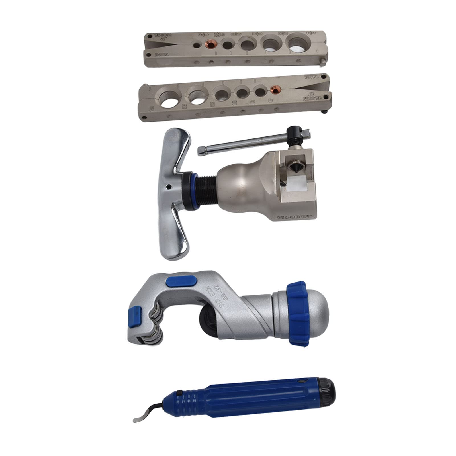 VGEBY Kit de Herramientas de Abocardado Juego de Abocardador de Tubería Resistente y Duradero para Conexión de Tubería Cobre Aluminio Acero Inoxidable 6 Mm-19 Mm
