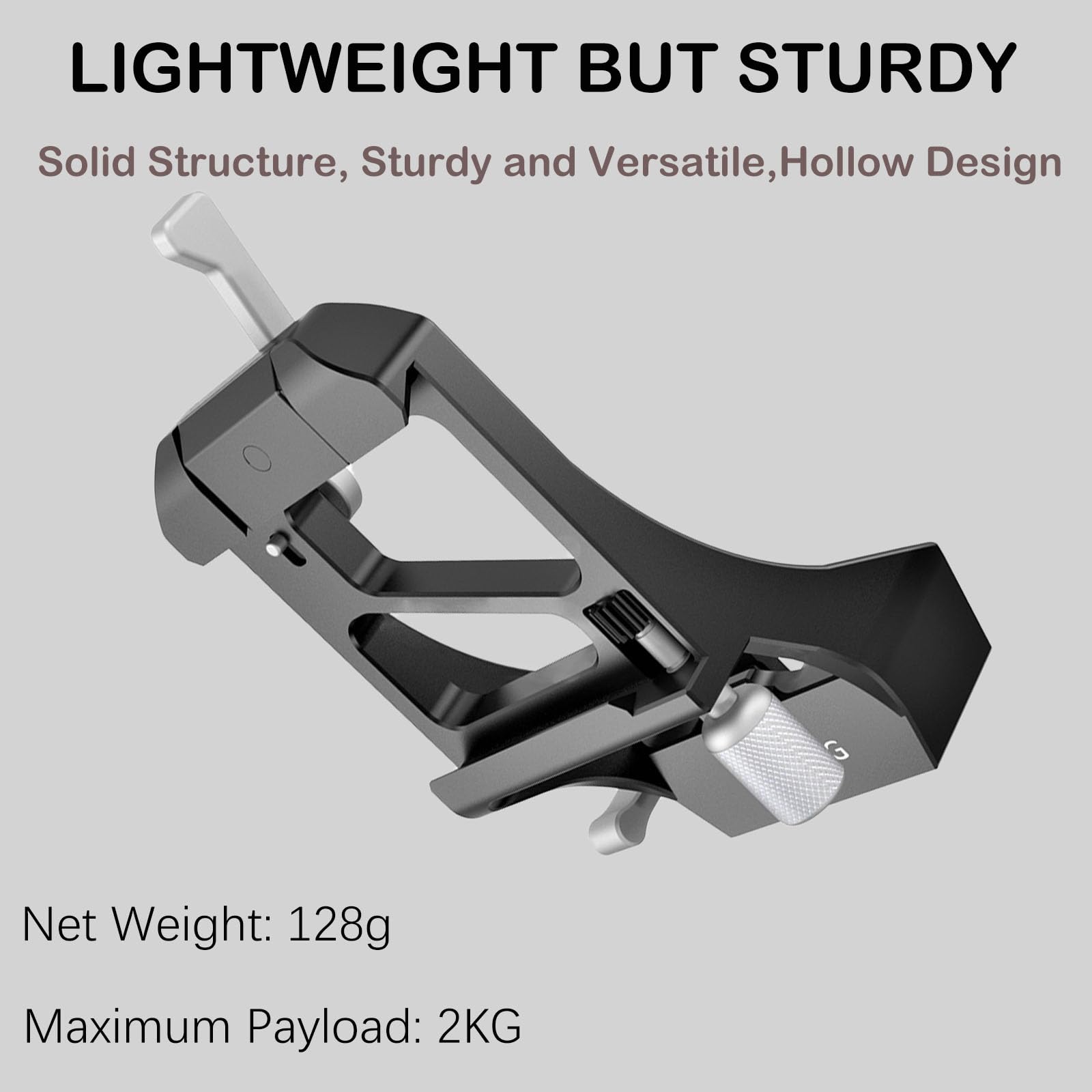 Pionowy uchwyt kamery DJI, pionowy adapter do kamery NICEYRIG do DJI RoninS2/S3/S3pro, wspornik płytki szybkiego zwalniania ze stopu aluminium, nośność 2 kg - 528