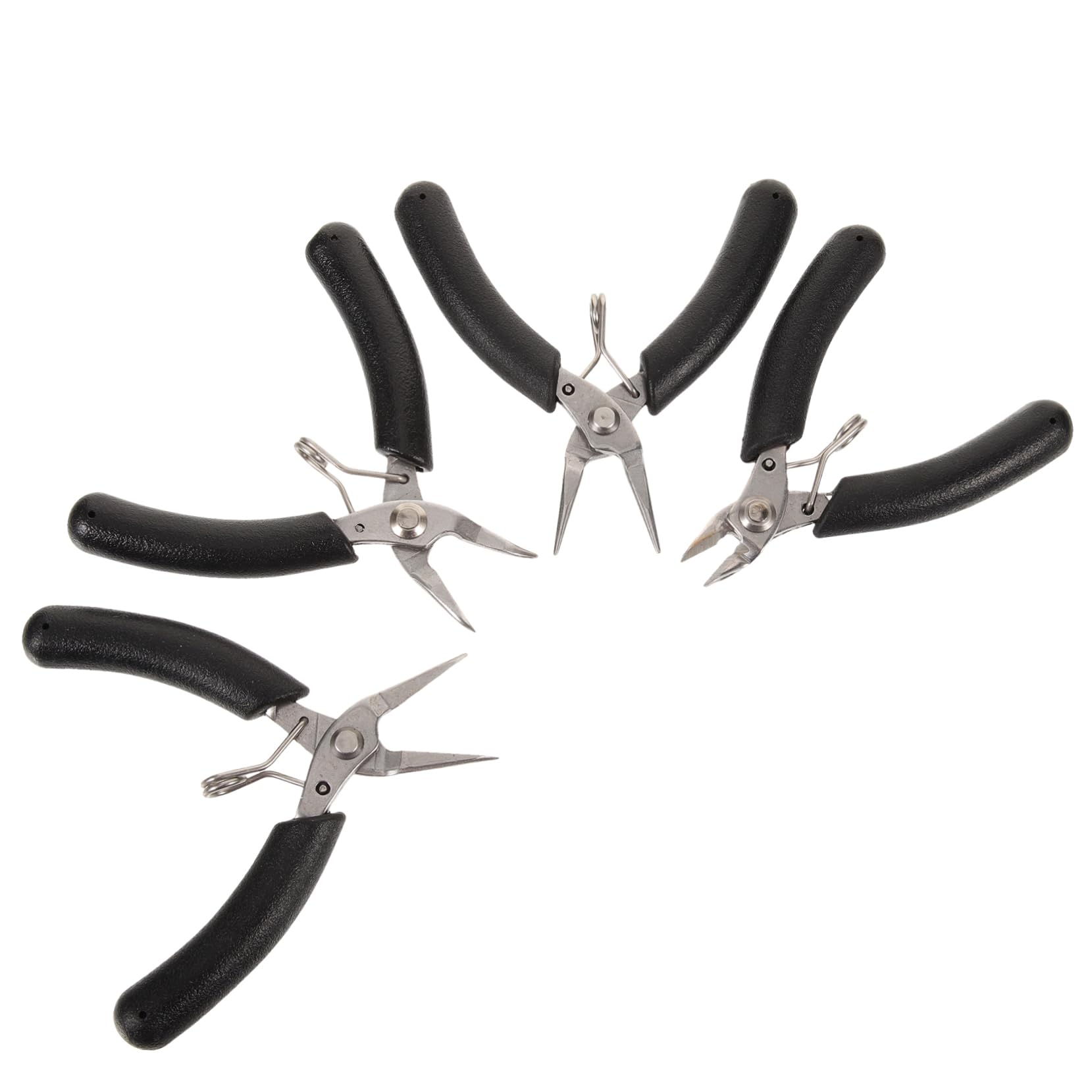 EXCEART 12pezzi Pinze Fatte Mano Per Creazione Di Gioielli Strumenti Resistente Con Pinza Punta e Rotonda Per Lavori Di Artigianato