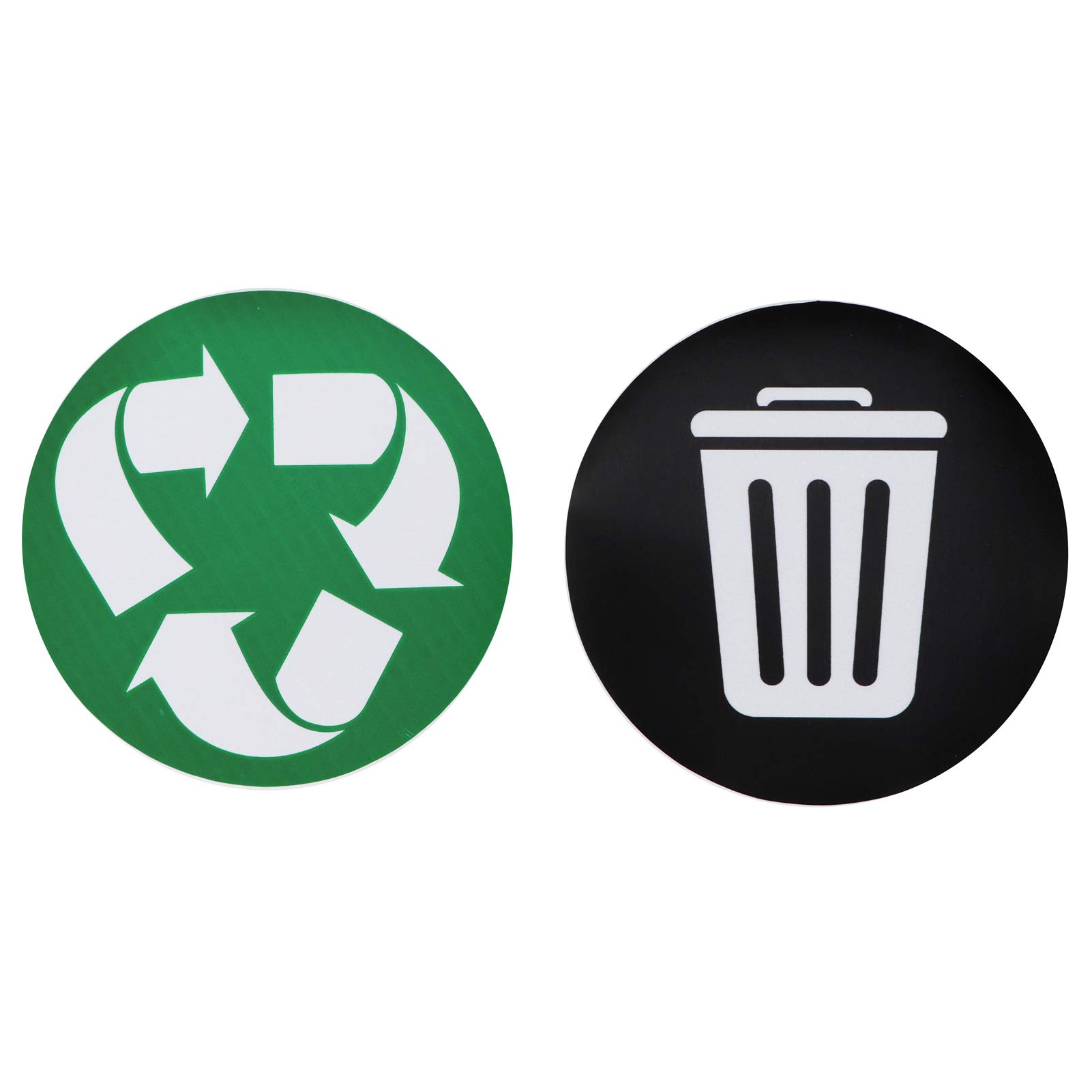 XuzuyicSelf‑Adhesive Reusable Waterproof Recycle Sticker, Compost Sign Decal, Classification Label for Work Home