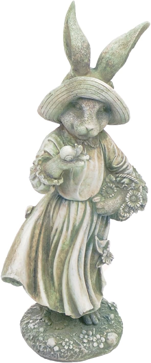 Solstice Sculptures Mrs Rabbit Statue : Amazon.co.uk: Garden