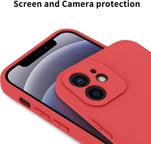 Miniatura 2 de EasyAcc Funda delgada para iPhone 12, funda delgada de poliuretano termoplástico negro mate, perfil de acabado suave, cubierta protectora compatible