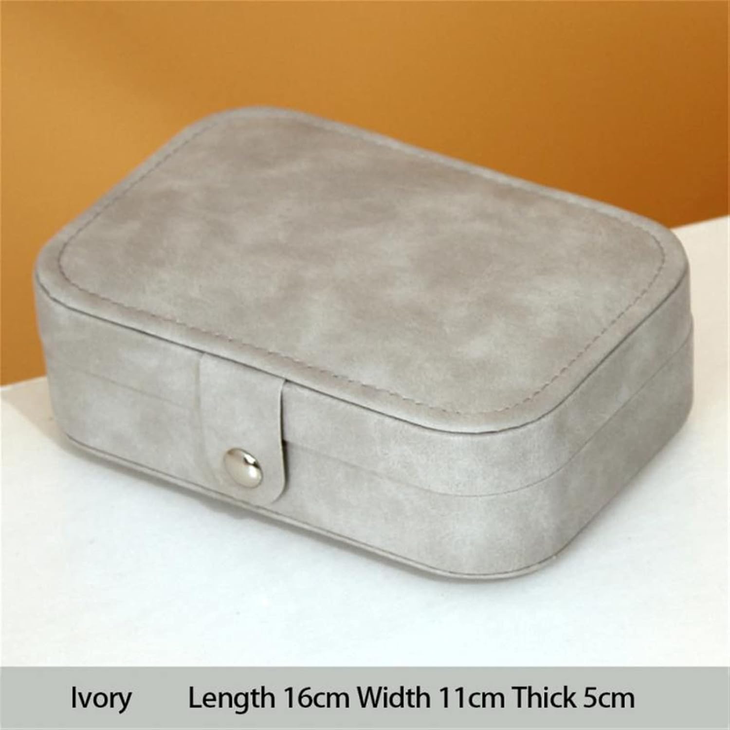 Woven Microfiber Jewelry Organizer Portable Multilayer Flip Bracelet Necklace Portable Jewellery Storage Holder Case 1Pcs (Color : A11 16x11x5cm)