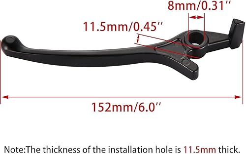 Miniatura 9 de WOOSTAR Palanca de freno de disco hidráulico izquierda para 50cc 70cc 90cc 110cc 125cc china Dirt Bike Pit Bike