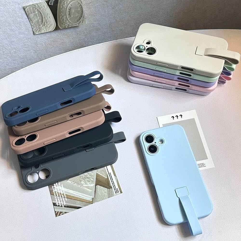 Amazon.co.jp: オリジナル 液体シリコン リストストラップ 耐衝撃 電話